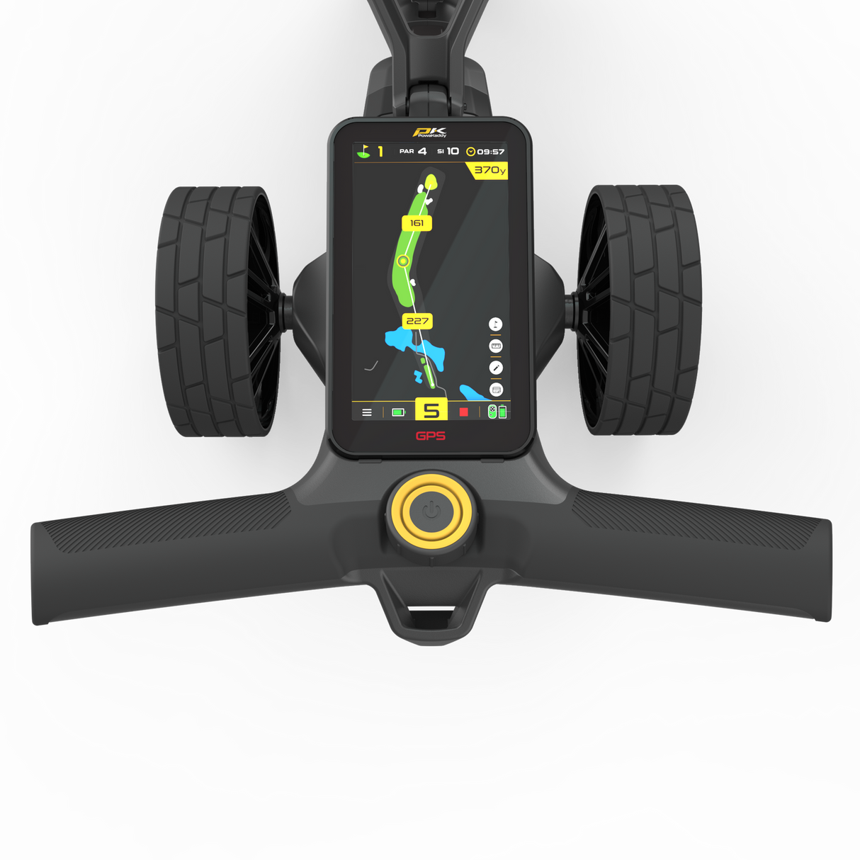Powakaddy RX12 Chariot Golf GPS Télécommande Écran Tactile 5 Pouces