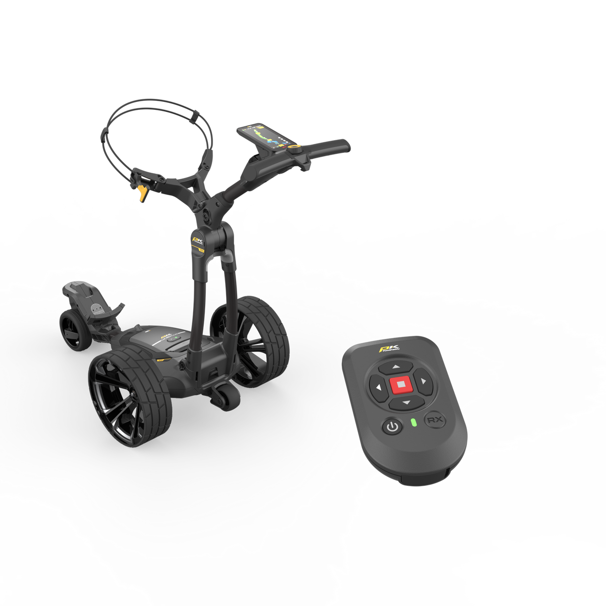 Powakaddy RX12 Chariot Golf GPS Télécommande Écran Tactile 5 Pouces