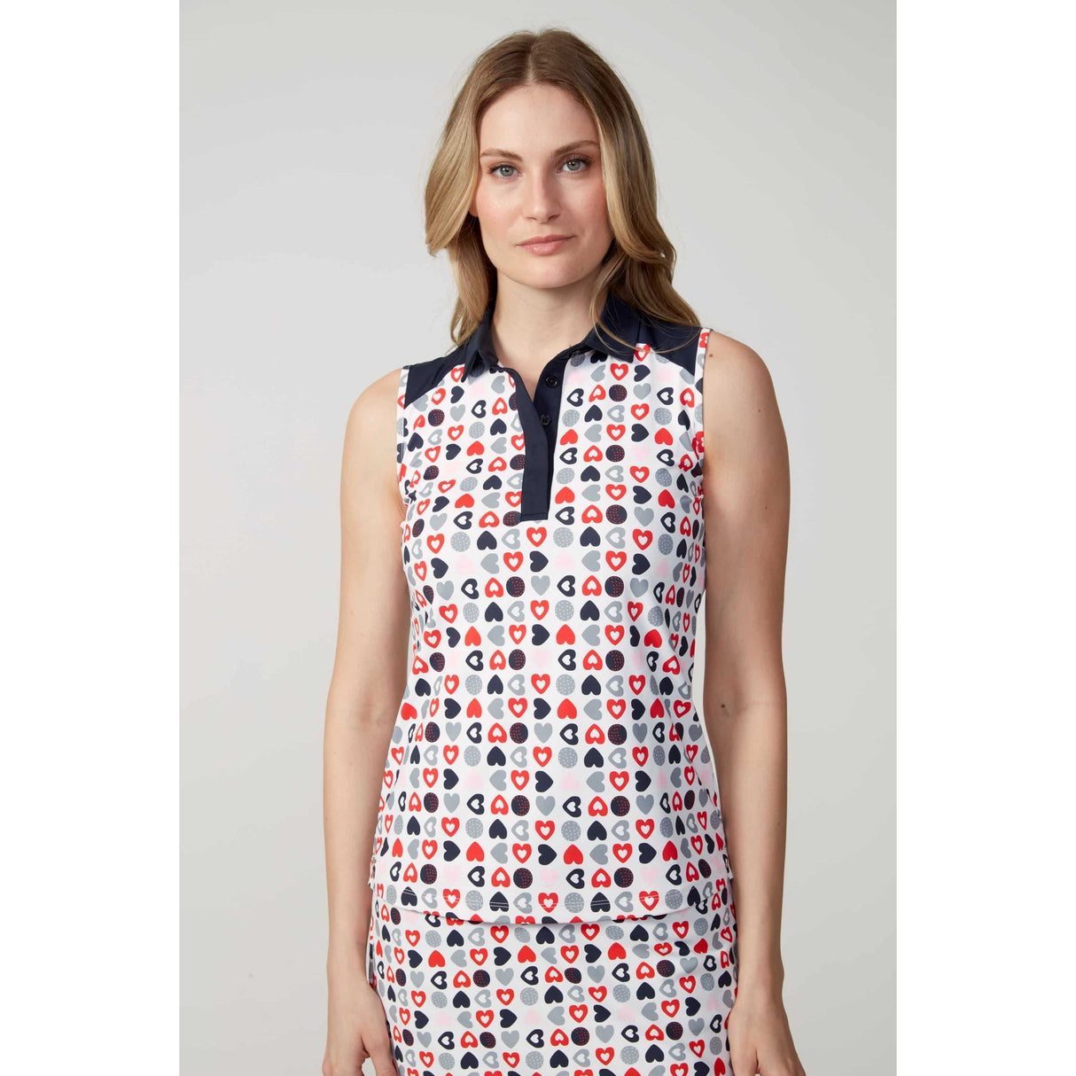 POLO SWING CONTROL NAVY HEARTS