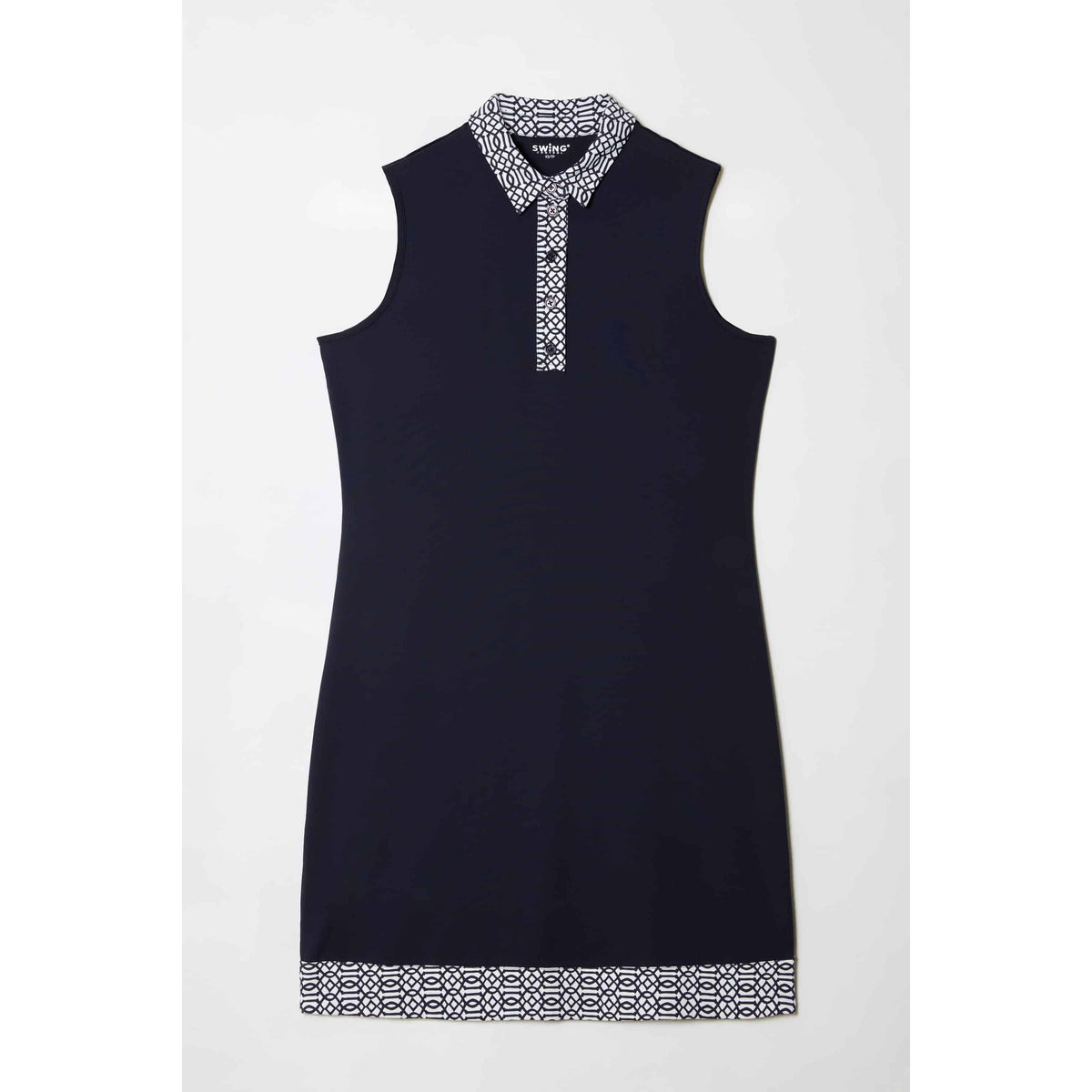 ROBE SWING CONTROL SANS MANCHES NECK DRESS
