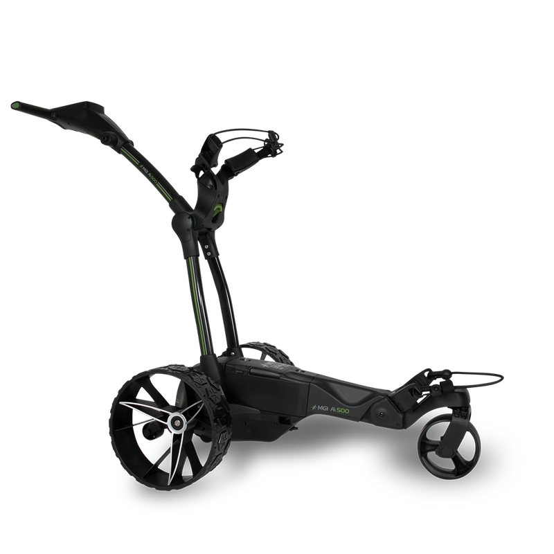 MGI Ai500 Electric Trolley with GPS, 4-inch Touchscreen, and Waterproof Design