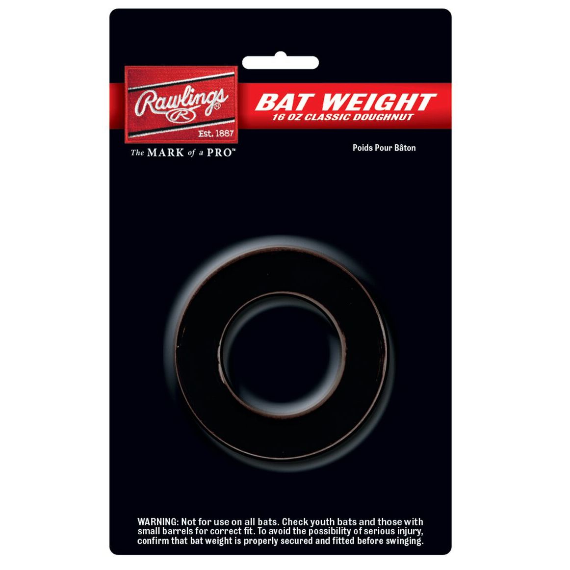 RAWLINGS 16OZ DOUGHNUT BAT WEIGHT