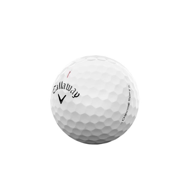 Callaway Balle Chrome Soft 24 Blanc Noyau Ultra Rapide Contrôle