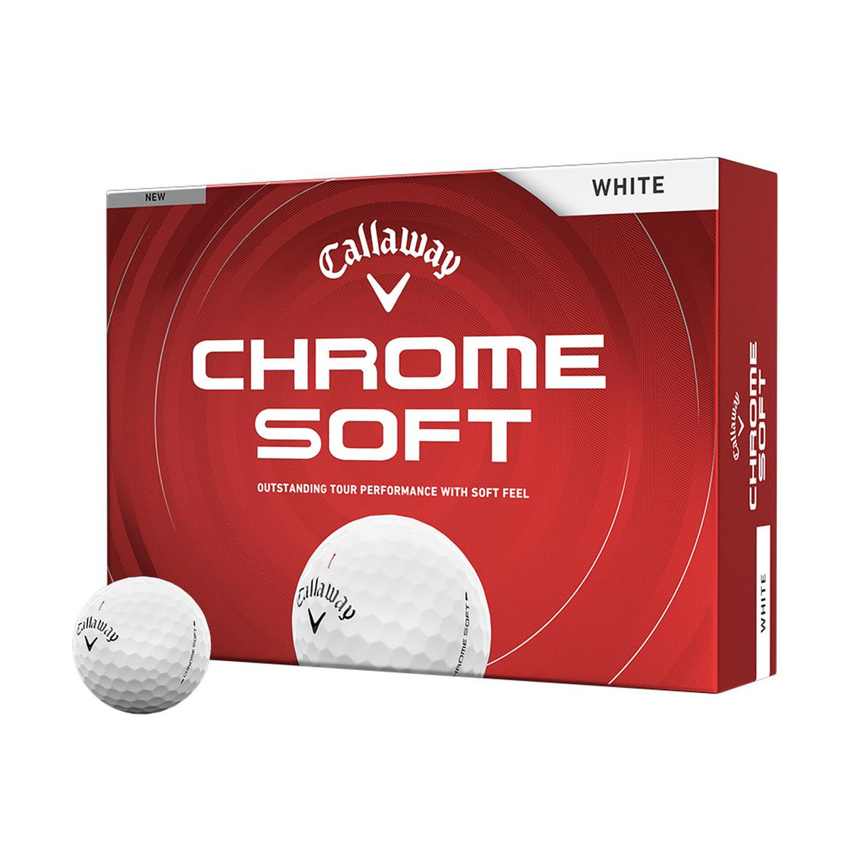 BALLE CALLAWAY CHROME SOFT 26 WHITE