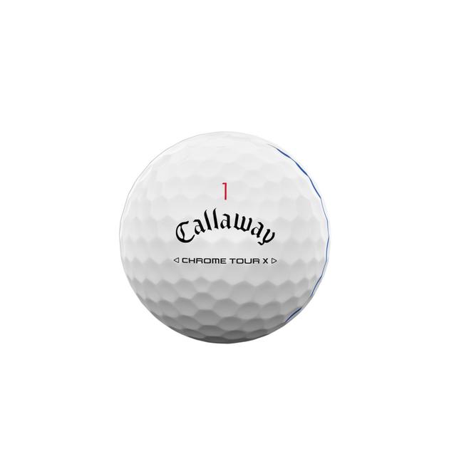 BALLE CALLAWAY CHROME TOUR X WHITE TRIPLE TRACK