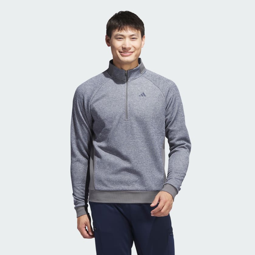 Adidas Chandail DWR 1/4 Zip Golf Fleece Hydrofuge Recyclé Ultra Chaud