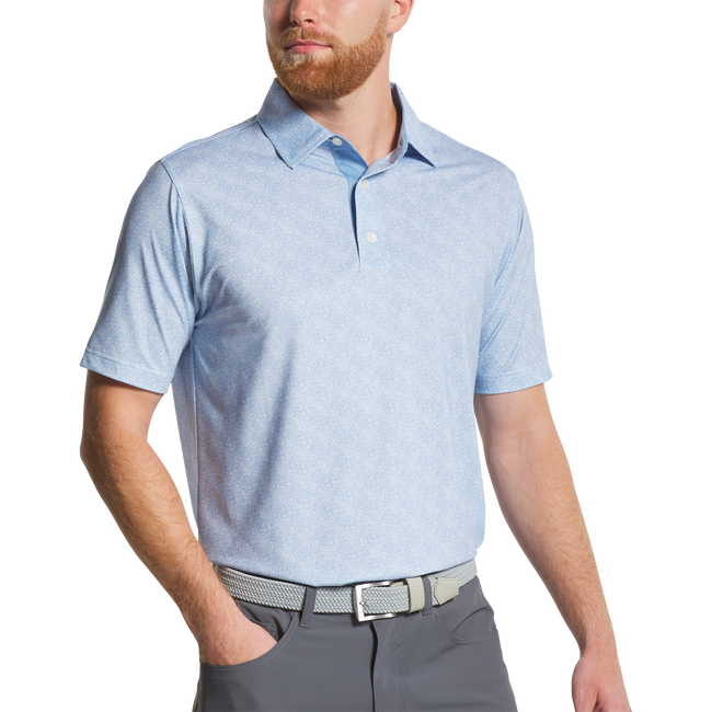 FOOTJOY SPECKLE PRINT MEN’S POLO SHIRT