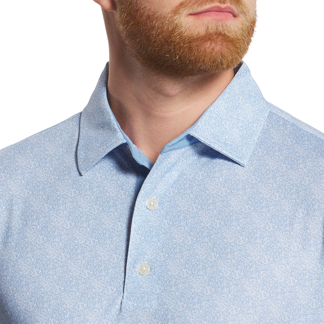 FOOTJOY SPECKLE PRINT MEN’S POLO SHIRT