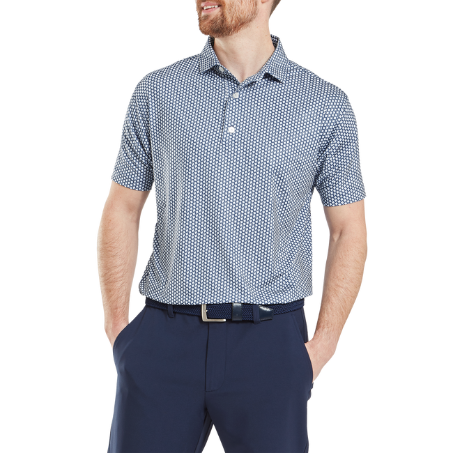 POLO FOOTJOY HOUNDSTOOTH GEO ISLE