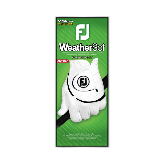 GOLF GLOVE FOOTJOY WEATHERSOF WOMEN 2 PACK