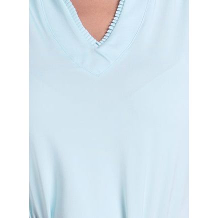 POLO LUCKY IN LOVE SANS MANCHES PLEATED PLACKET