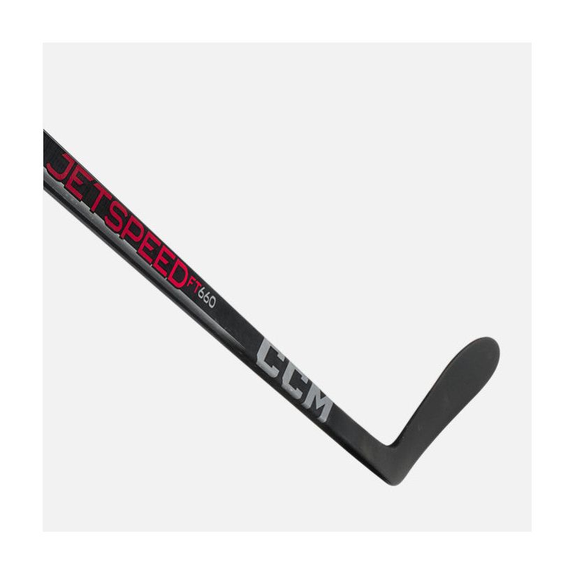 CCM Jetspeed 660 Junior Bâton Flexion Hybride Manche Carré En T