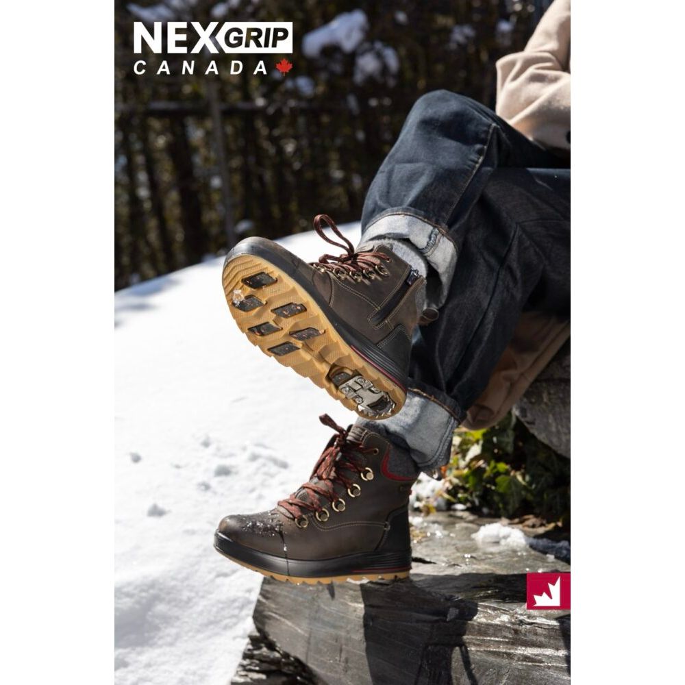 Botte Randonnée Hivernale NexGrip Ice Jess Femme Taille 12 Crampons Rétractables Membrane Imperméable Thinsulate 200G