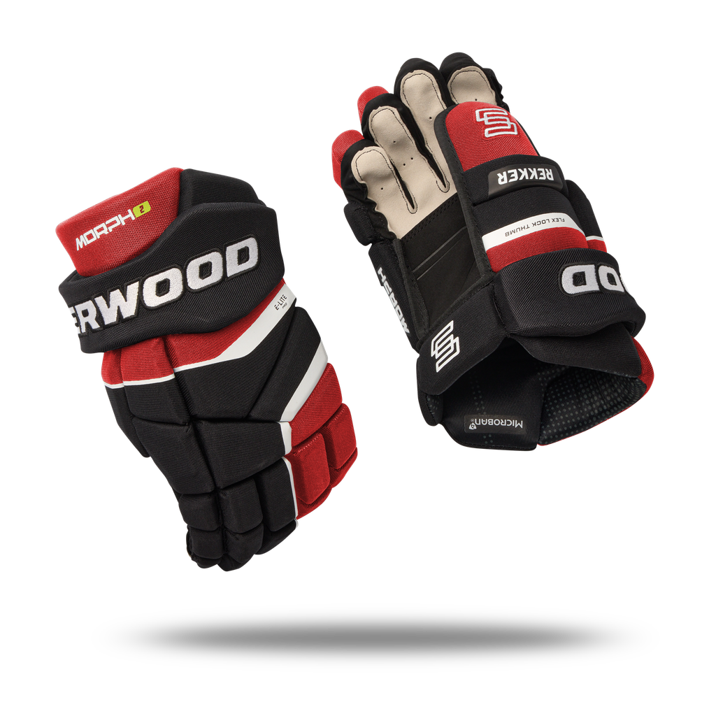 GLOVE Sherwood Rekker Morph 2 Jr E Lite Pro Premium Hockey Gloves