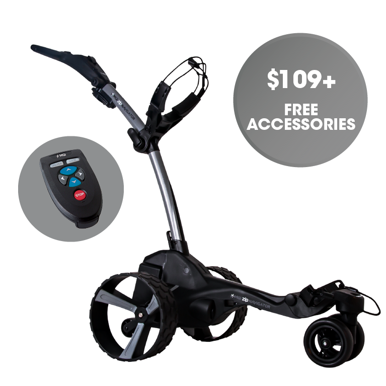 CHARIOT ELECTRIQUE MGI ZIP NAVIGATOR BLACK GREY