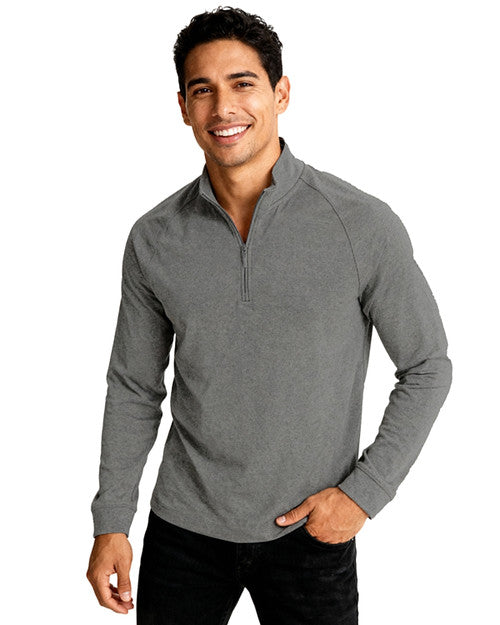 Clique Dash Recycled Mens Quarter Zip Sweatshirt HOMME