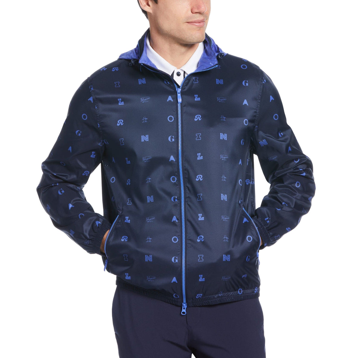 MEN'S PENGUIN FULL ZIP LEGACY WIND JACKET