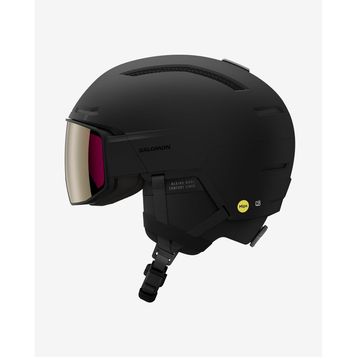 Salomon Driver Prime Sigma Plus MIPS Casque Noir Or Magnétique