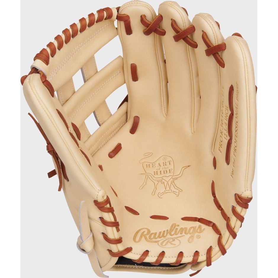 RAWLINGS HEART OF THE HIDE 12.75'' OUTFIELD GLOVE TAN/RED