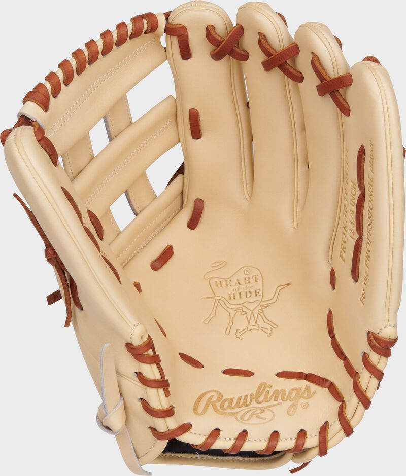 GANT RAWLINGS HEART OF THE HIDE 12.75'' OUTFIELD TAN/RED