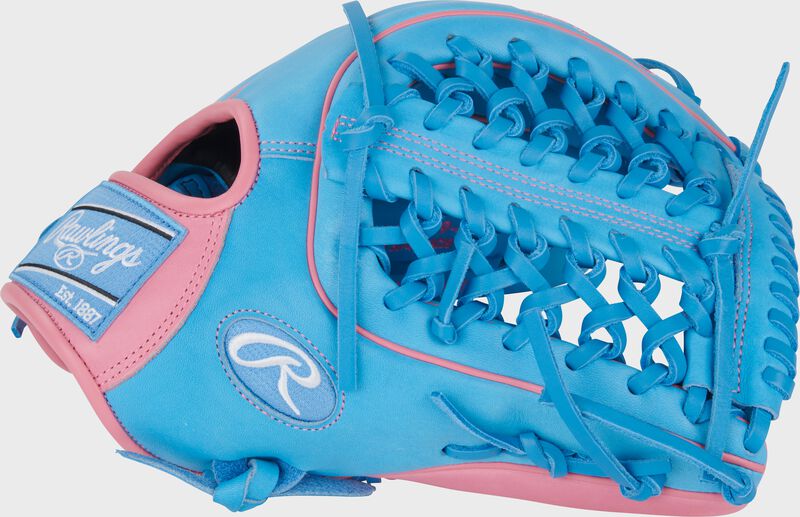 GANT RAWLINGS HEART OF THE HIDE 12.75'' OUTFIELD BLUE/PINK