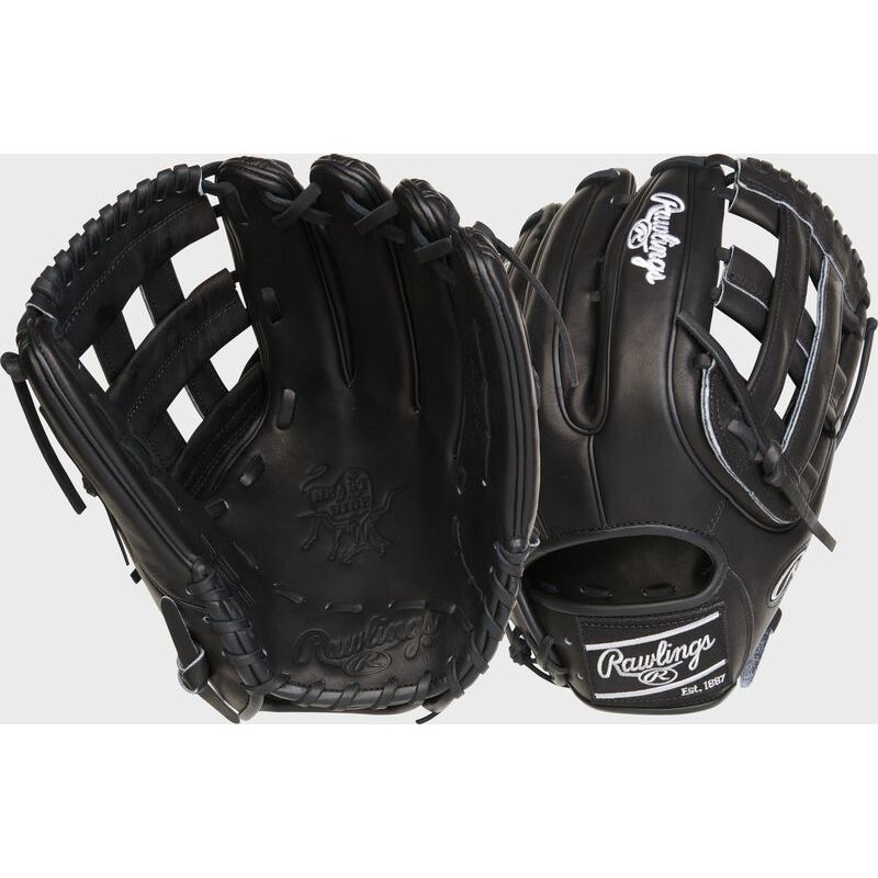 GANT RAWLINGS HEART OF THE HIDE 12.75'' OUTFIELD BLACK/PINK