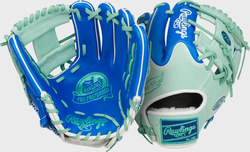 GANT BASEBALL RAWLINGS PRO PREFERRED 11.5'' INFIELD MINT/BLUE