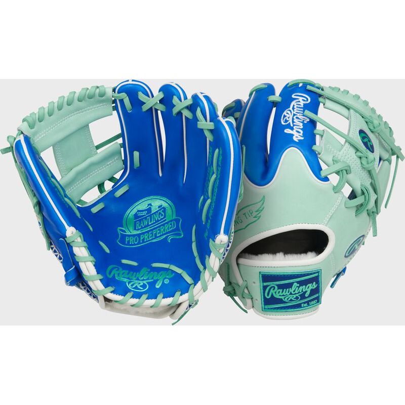 GANT BASEBALL RAWLINGS PRO PREFERRED 11.5'' INFIELD MINT/BLUE