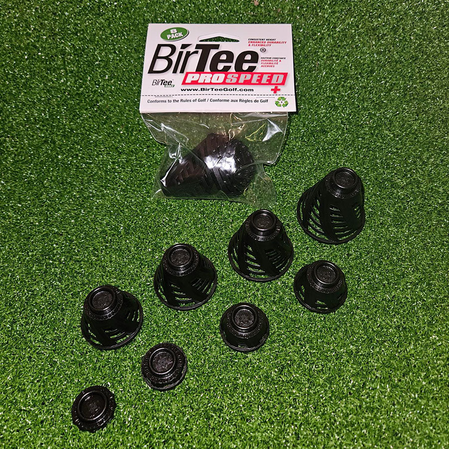 BirTee Pro Speed Pack 8 Tees Golf Tailles Variées Pour Entraînement