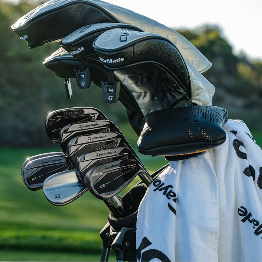 Taylormade QI10 5-PW Gun Metal Steel Irons