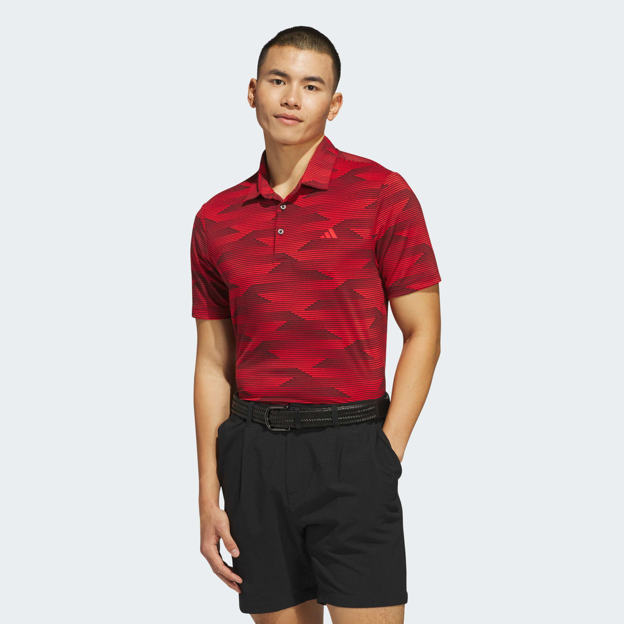 ADIDAS ULTIMATE SPEED STRIPE GOLF POLO SHIRT