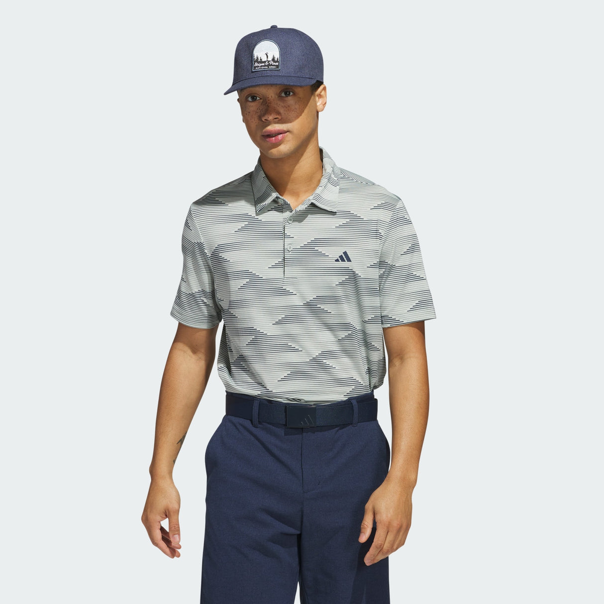 ADIDAS ULTIMATE SPEED STRIPE GOLF POLO SHIRT