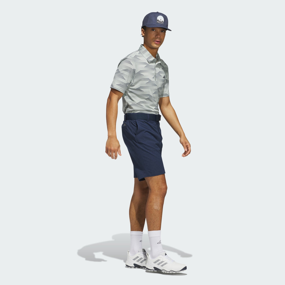 ADIDAS ULTIMATE SPEED STRIPE GOLF POLO SHIRT