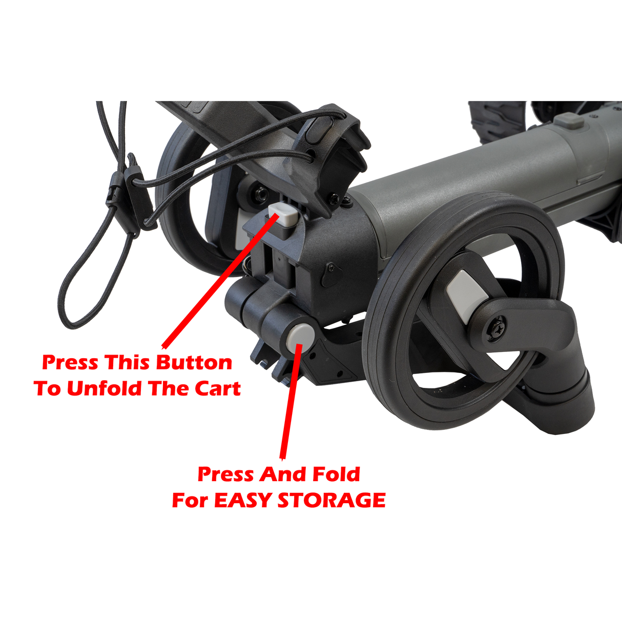AXGLO E5 ELECTRIC TROLLEY 2026 FOLLOW ME + REMOTE GREY