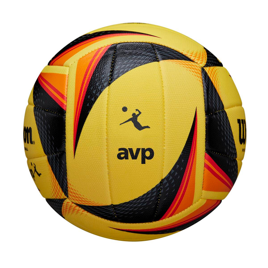 Optx Ballon Volleyball Extérieur AVP Replica Non Gonflé Jaune Noir