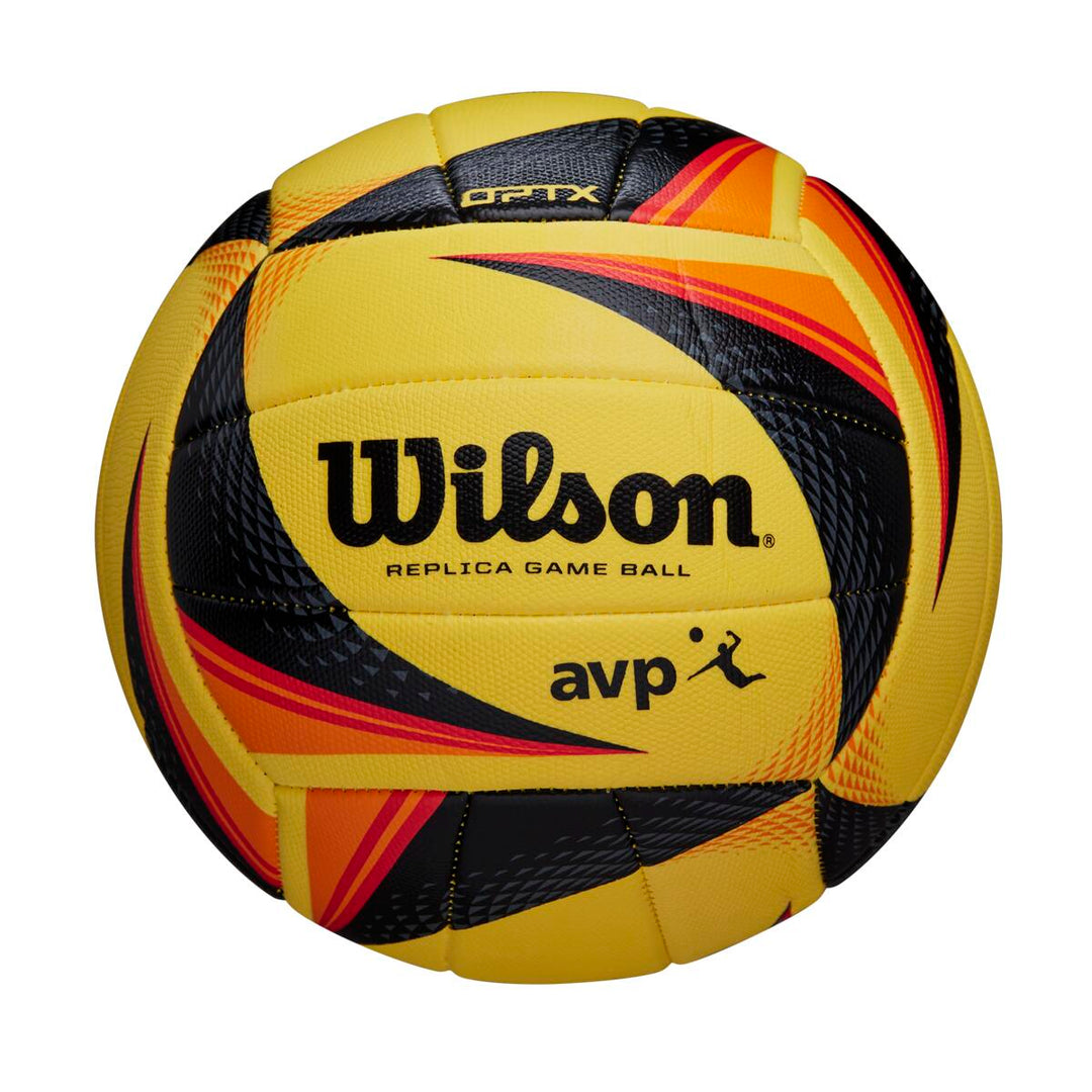 Optx Ballon Volleyball Extérieur AVP Replica Non Gonflé Jaune Noir