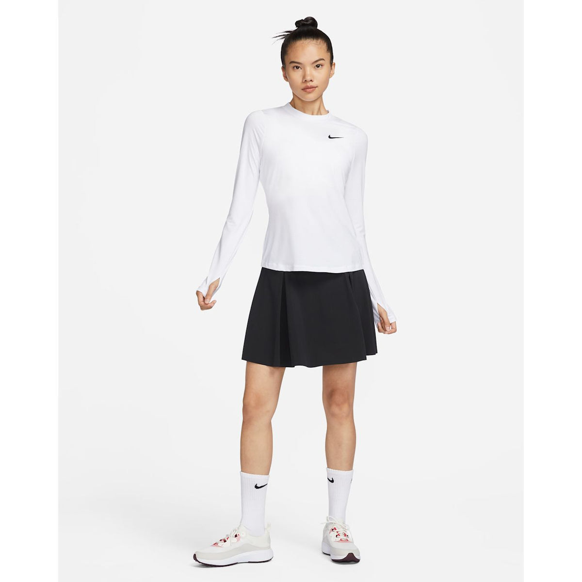 CHANDAIL NIKE NIKE DRI-FIT UV LONG SLEEVE GOLF SHIRT FEMME