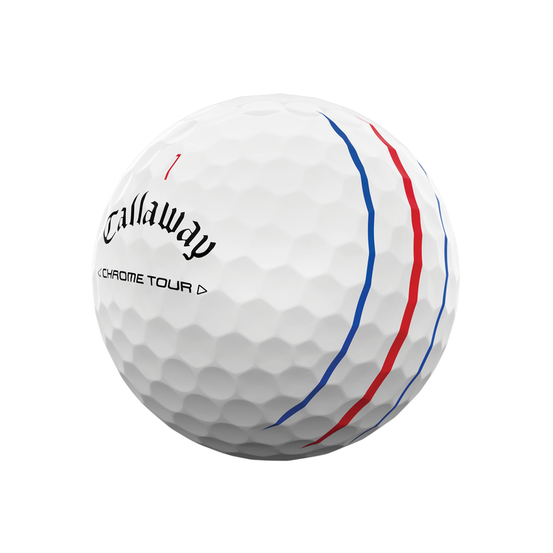 Callaway Chrome Tour 24 Blanche Triple Track Balle de Golf Elite