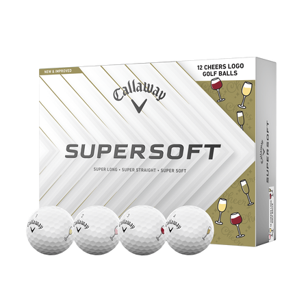 Callaway Balle Supersoft 25 Cheers Vitesse Et Toucher Doux Précis
