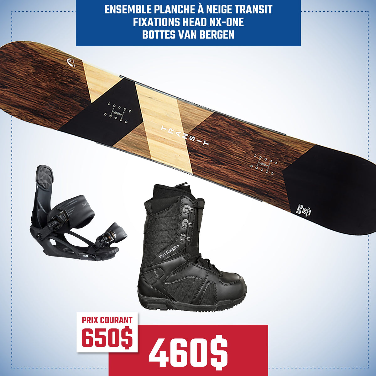 HEAD TRANSIT SNOWBOARD SET