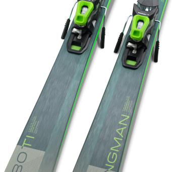 Wingman 80 Ti Ski Réactif Avec Fixations SX EL 10.0 Pour Pistes Damées Conception Équilibrée Et Contrôle Supérieur