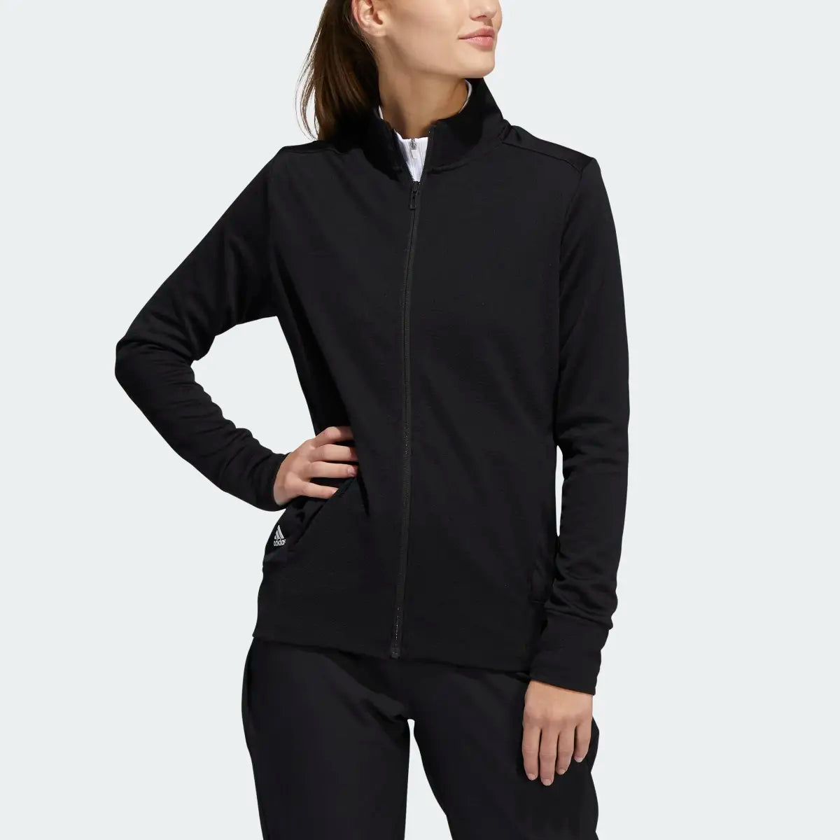 Adidas Veste Texturée Full Zip Femme Golf Pour Performance Et Confort