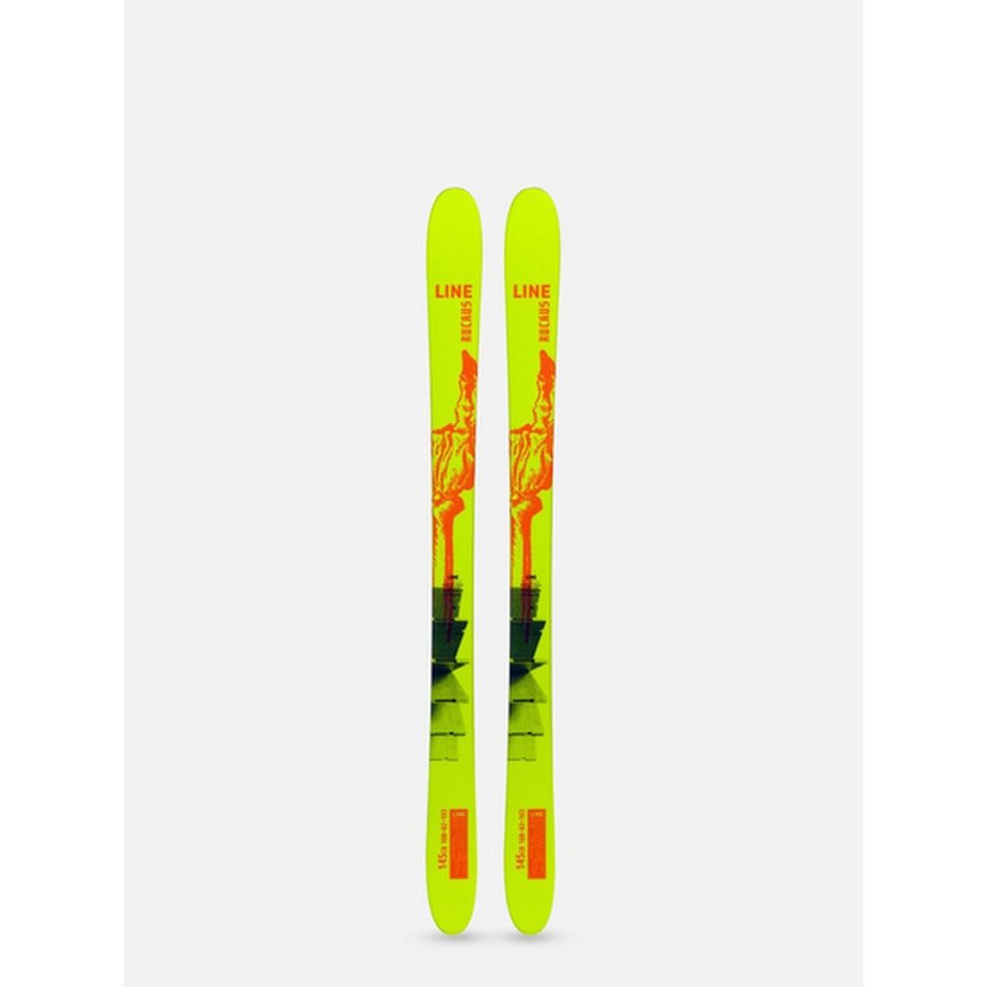 Ski Twin Tips Line Ruckus Flat Jr