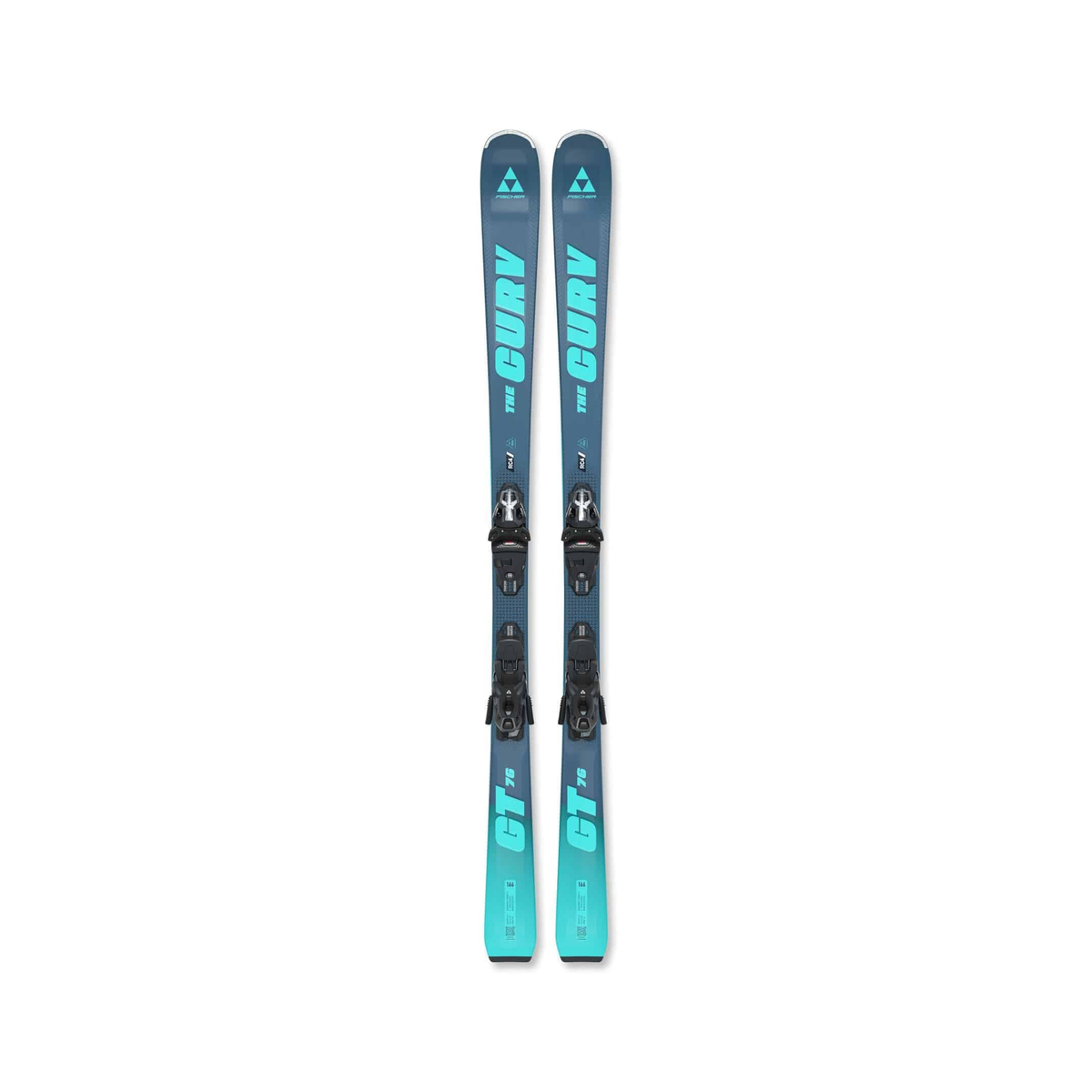Fischer The Curv GT 76 skis with FIT40621