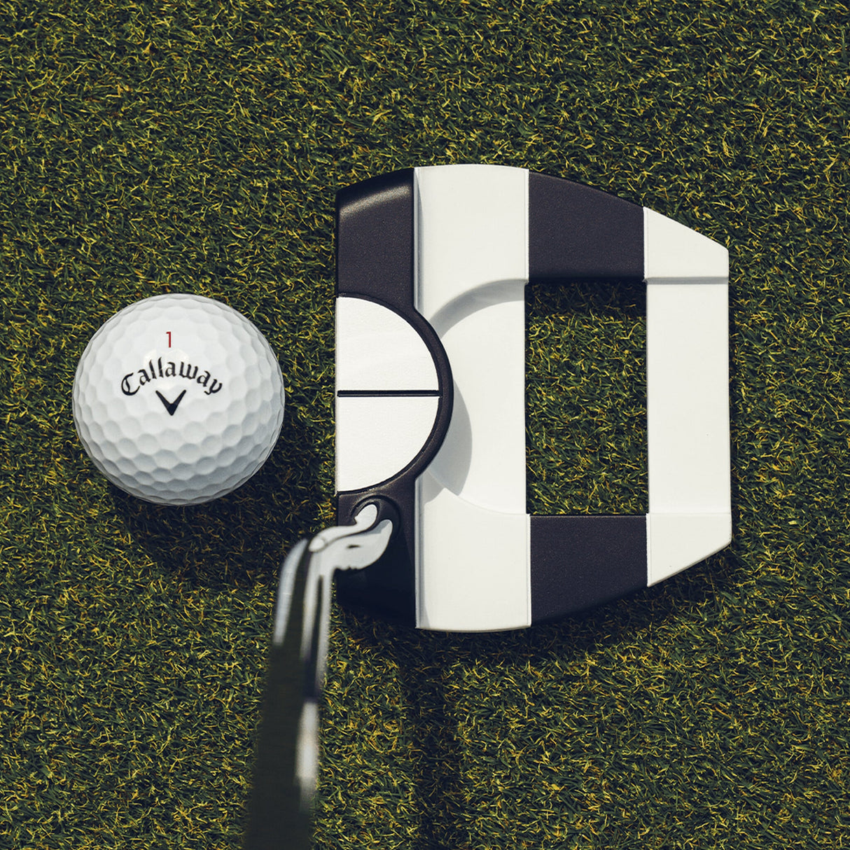 ODYSSEY AI DUAL JAIL BIRD MINI 1/2 BALL PUTTER