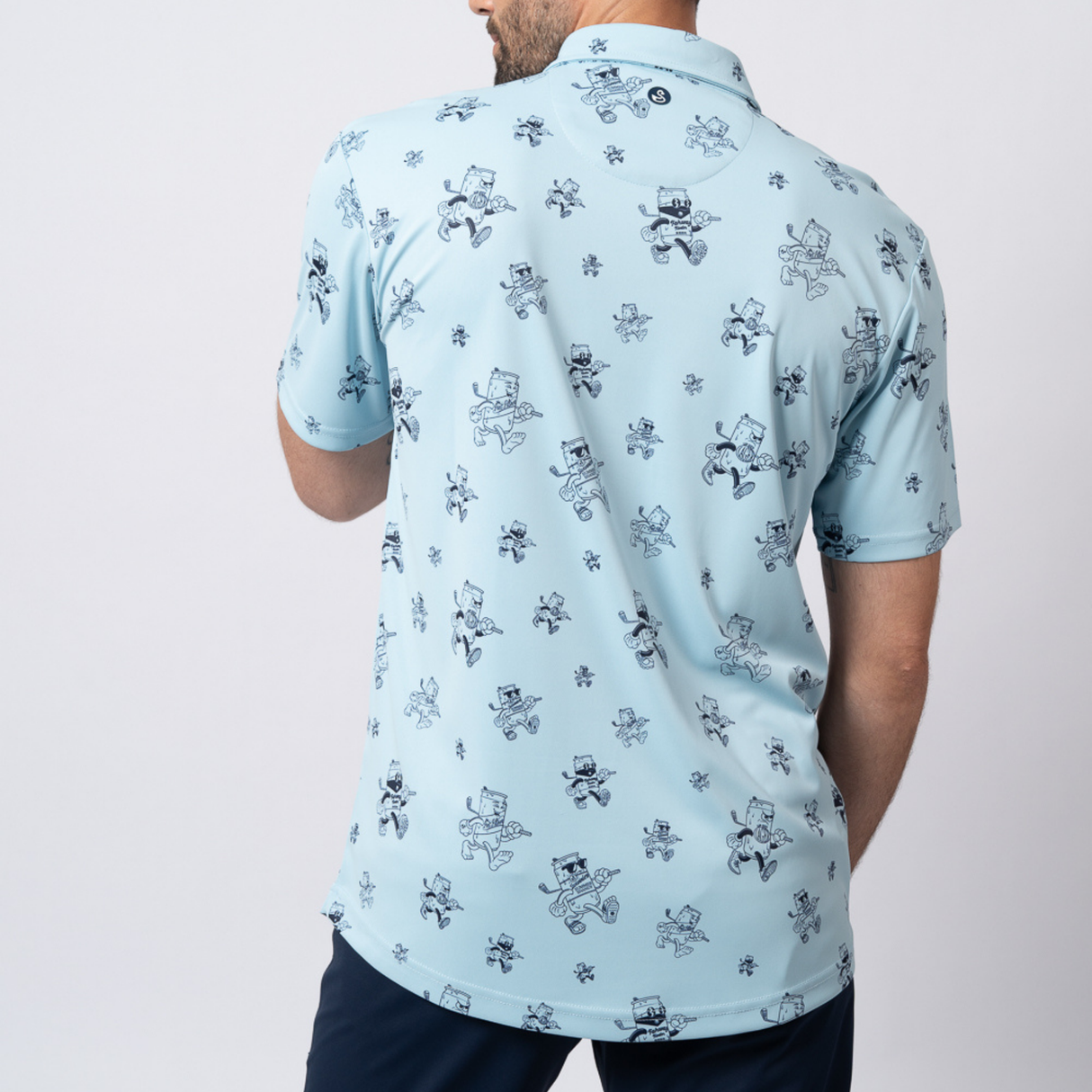 Polo Golf Swannies Bill Performance Coupe Confort Pour Parcours