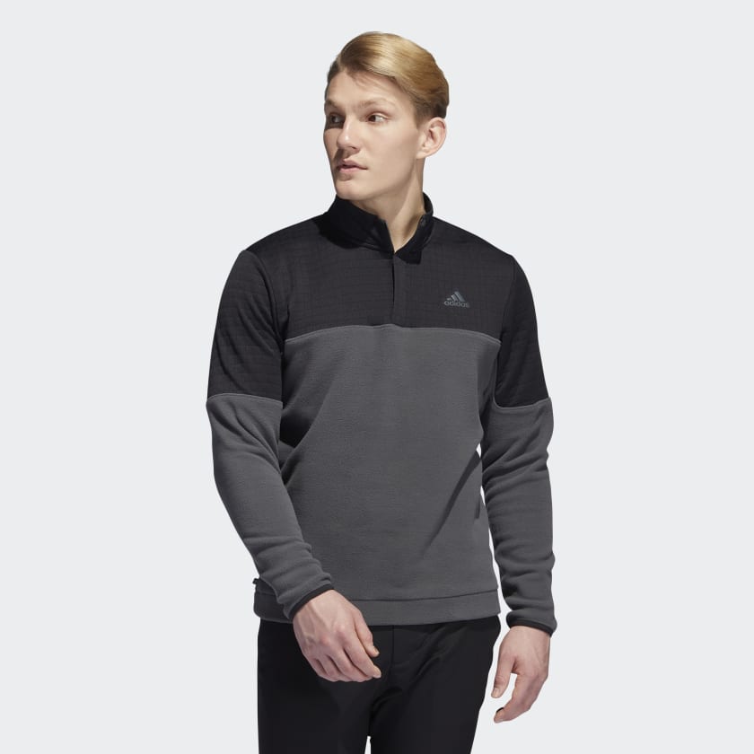 Adidas CHANDAIL Zip Quatre Golf En Molleton Recyclé Pour Performance