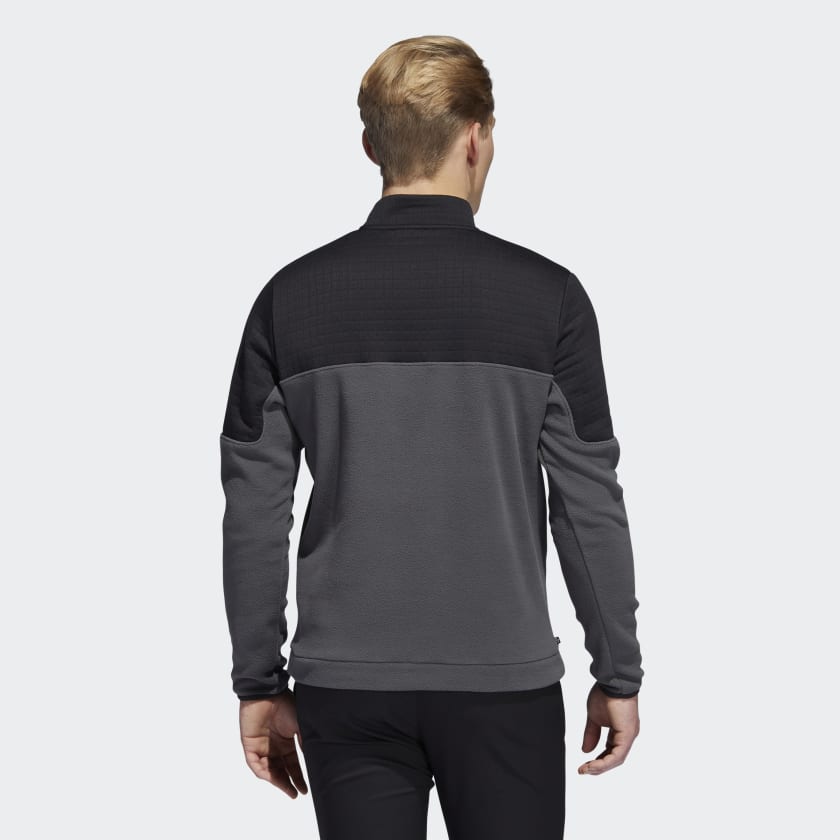 Adidas CHANDAIL Zip Quatre Golf En Molleton Recyclé Pour Performance