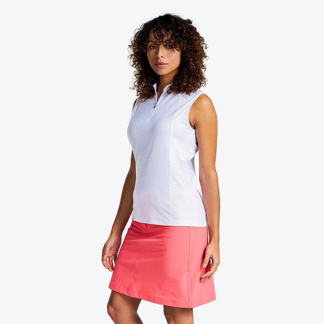 POLO Sans Manches Nivo Bernice Mock Parcours Performance Élégante