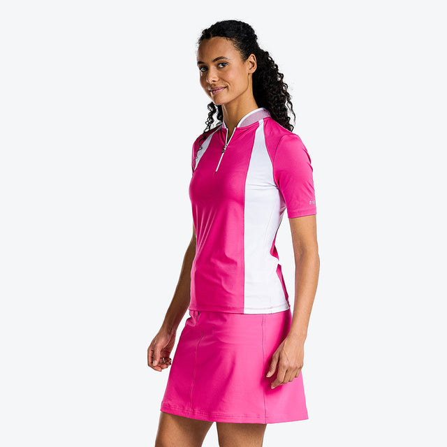 Polo Nivo Cali Mock Golf Performance Sur Le Green Endurance Optimale